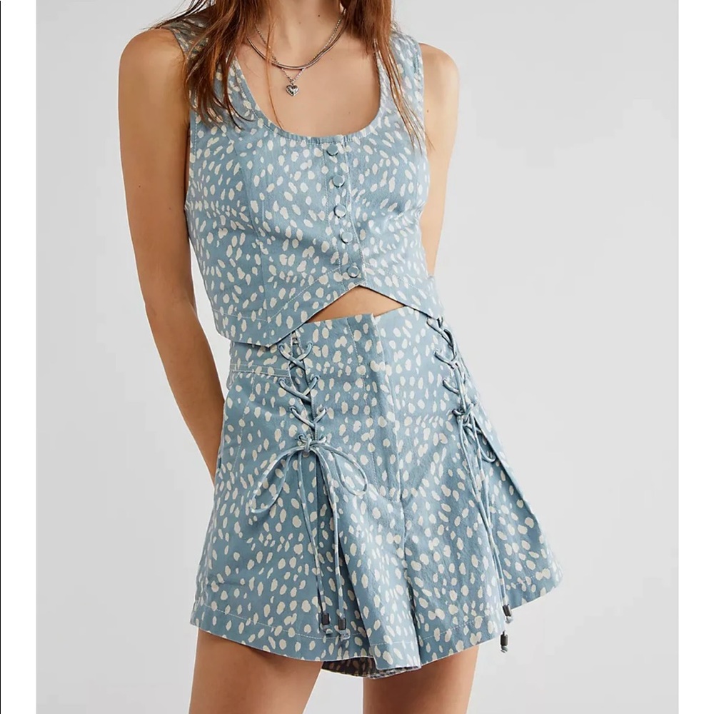 ✨SALE✨Free People Bennett Set Cloud Blue Combo